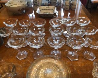 Baccarat glassware