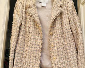 Classic Chanel tweed jacket. 