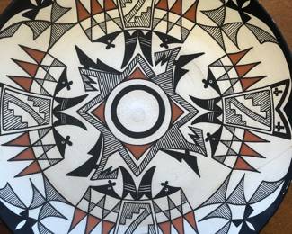 Signed Native American Acoma