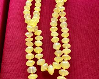 Yellow quartz, and peridot. 