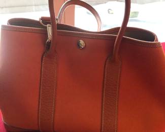 Garden Party leather tote.