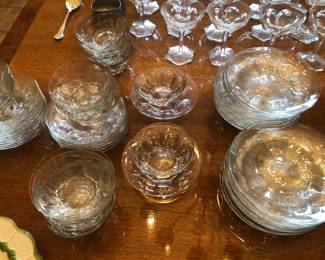 Baccarat glassware