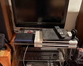 Sony Bravia 26" TV, DVD players, Yamaha Receiver - 