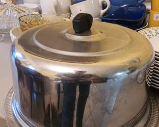 Vtg cake dome