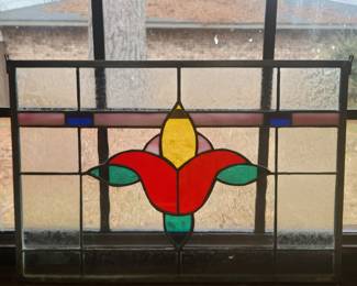 Antique stained glass