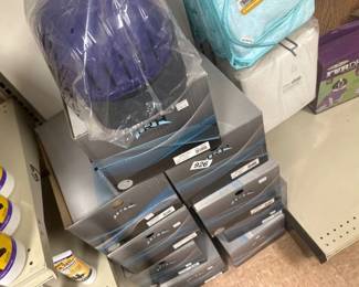 LOT OF HORSE RIDING HELMETS