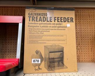 GALVANIZED TREADLE FEEDER