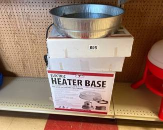 LOT OF ELECTRIC HEATER BASES