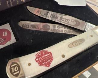 CASE XX 2015 ALABAMA NATIONAL CHAMPIONS KNIFE