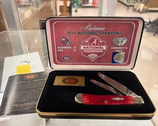 CASE XX ALABAMA 2011 NATIONAL CHAMPIONS KNIFE