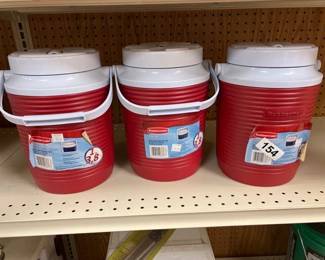 3 1GAL RUBBERMAID WATER JUGS