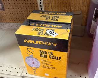 2 MUDDY 550 LB DIAL SCALES
