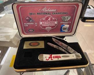 CASE XX 2011 ALABAMA NATIONAL CHAMPIONS KNIFE