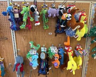 LOT OF DOG TOYS