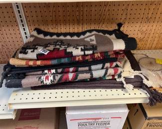 LOT OF SADDLE BLANKETS