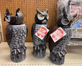 3 OWL DECOYS