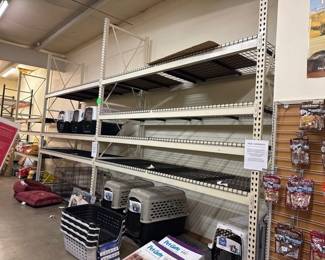 3 SECTION METAL SHELVING