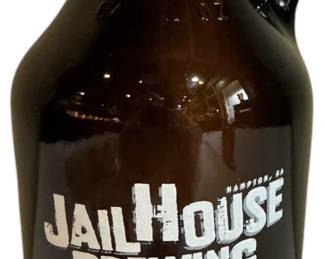 Jailhouse Brewing Company 64oz Glass Growler