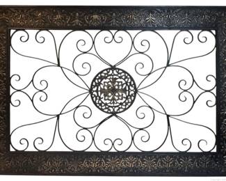 Large Metal Hanging Wall Decor