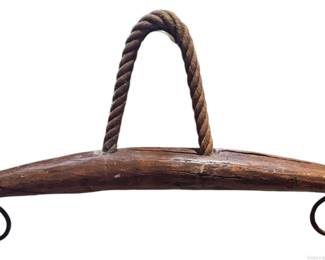 Rustic Vintage Iron and Wood Yoke