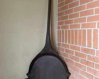 Antique Cast Iron Lead Smelting Cauldron Ladle
