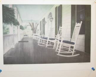 William Stracener signed/numbered print