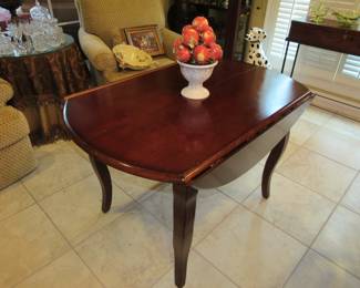 Walnut drop leaf table