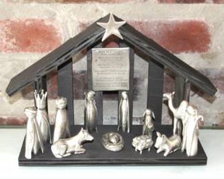 Pewter nativity set by Lisa Leonard Designs