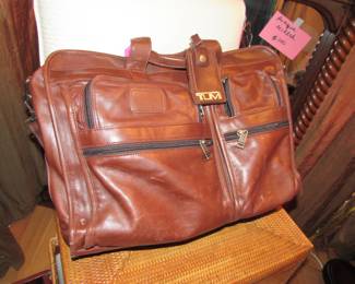 Tumi leather bag