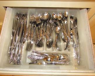 Large set Oneida stainless