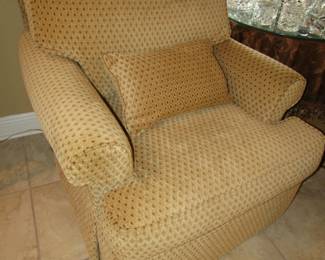 Plush wide swivel rockers by LT Designs