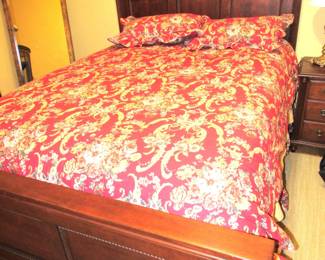 Bassett queen bed