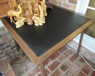 Vinyl top game table