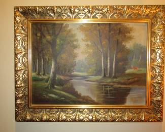 Signed oil on canvas