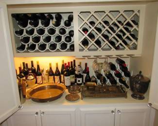 Over 110 bottles of wine