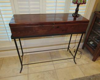 Custom made pine/iron
