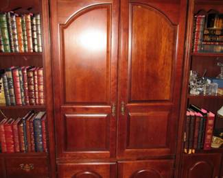 Entertainment cabinet that matches bookcases