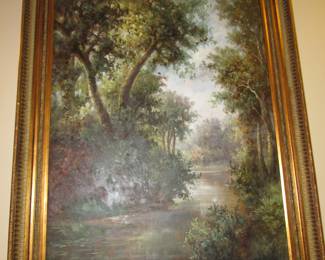 Beautiful large oil on canvas