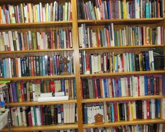 This library includes many theology books