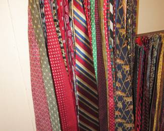 Designer ties including Christian Dior & Polo