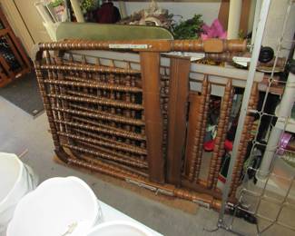 Vintage Jenny Lind baby bed