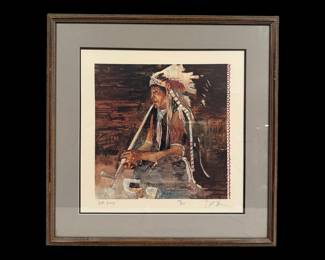 Bart Forbes "Mato-Kuwapi" Limited Edition Lithograph