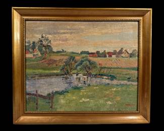 Georg Deublein Original Oil on Canvas