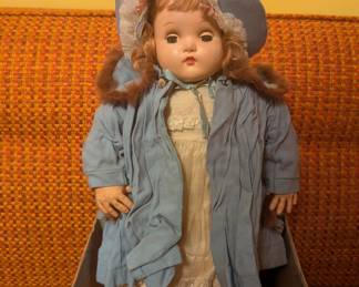 1930s Madame Alexander Doll rubber body with box