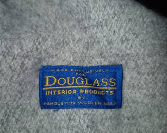 Rare Pendleton Custom ordered wool blanket For Douglass interiors.
