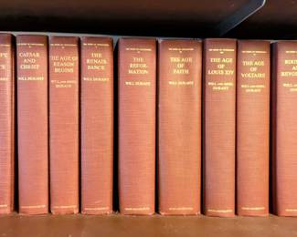 Full set of The Story of Civilization by Will Durant in excellent condition