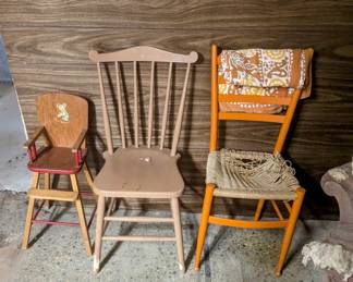 Vintage Children Chairs