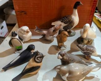 Royal Copenhagen and Bing & Grodahl birds