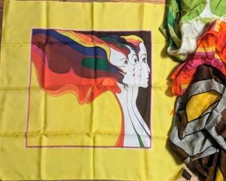 John Lake Eastman scarf., other vintage scarves