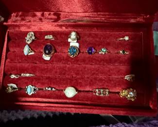 gold, silver and plated